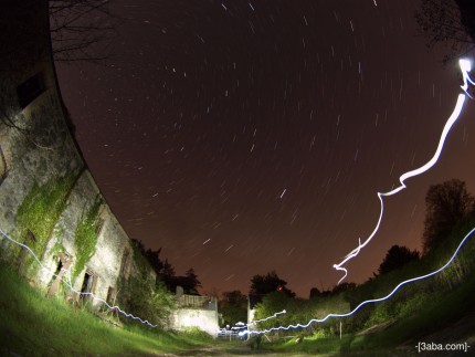 Painting with light, Abandoned farm