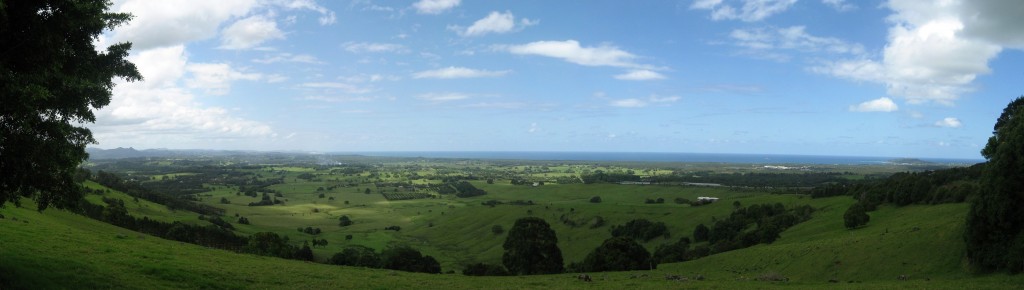 Looking over the east coast of Australia (Click for a larger image)