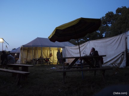 50p Tea Tent, Greenfields, Glastonbury 2010