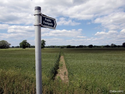 Public footpath - Landscape