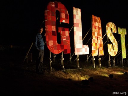 Ash - Glasto 40 Sign