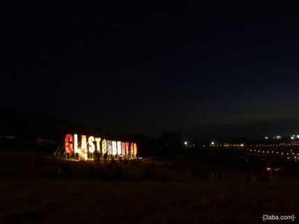 Glastonbury 40 Sign