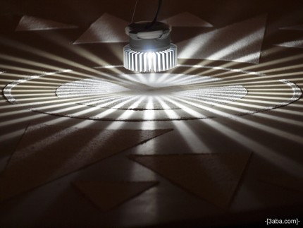 LED Light at an art installation