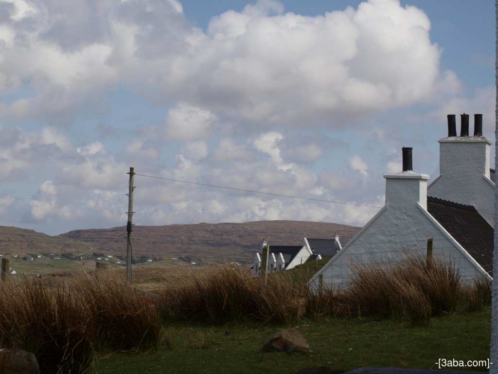 Looking inland from Puffin Cottage, Isle of Skye