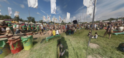 West Holts, Glastonbury 2010 - 360 pano